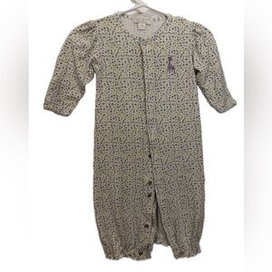 Kissy Kissy lavender and lime RARE Sophie embroidered converter gown